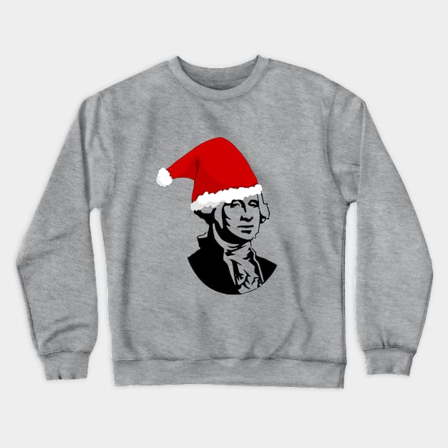 Santa Washington Crewneck Sweatshirt by whatwemade